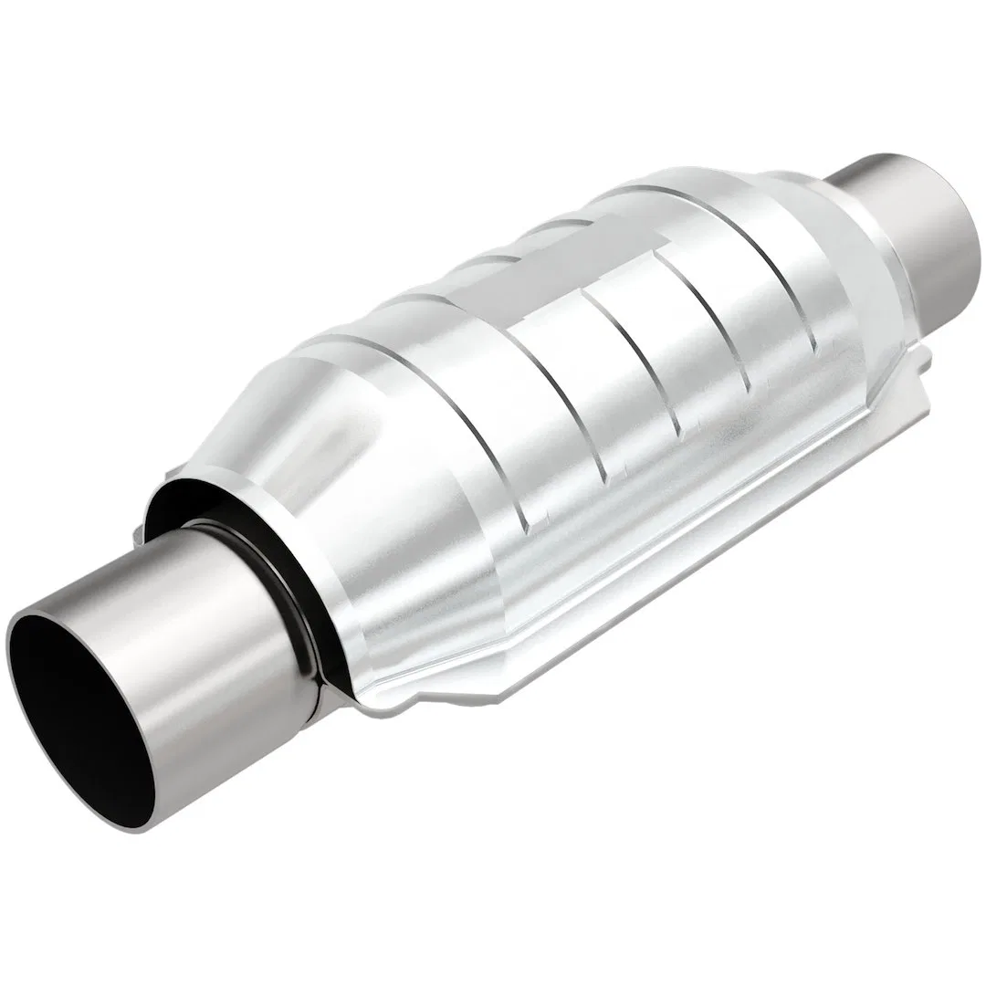 53005 – MAGNAFLOW Catalytic Converter, 5-1/8 Inch Diameter Case Single 2-1/4 Inch Slip Fit Inlet Single 2-1/4 Inch Sl...